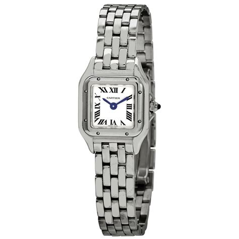 cartier panthere mini steel|cartier panthere watch price new.